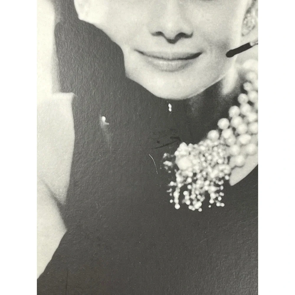 Audrey Hepburn Marilyn Monroe Wall Art Set Black White Wood Plaques 1749825